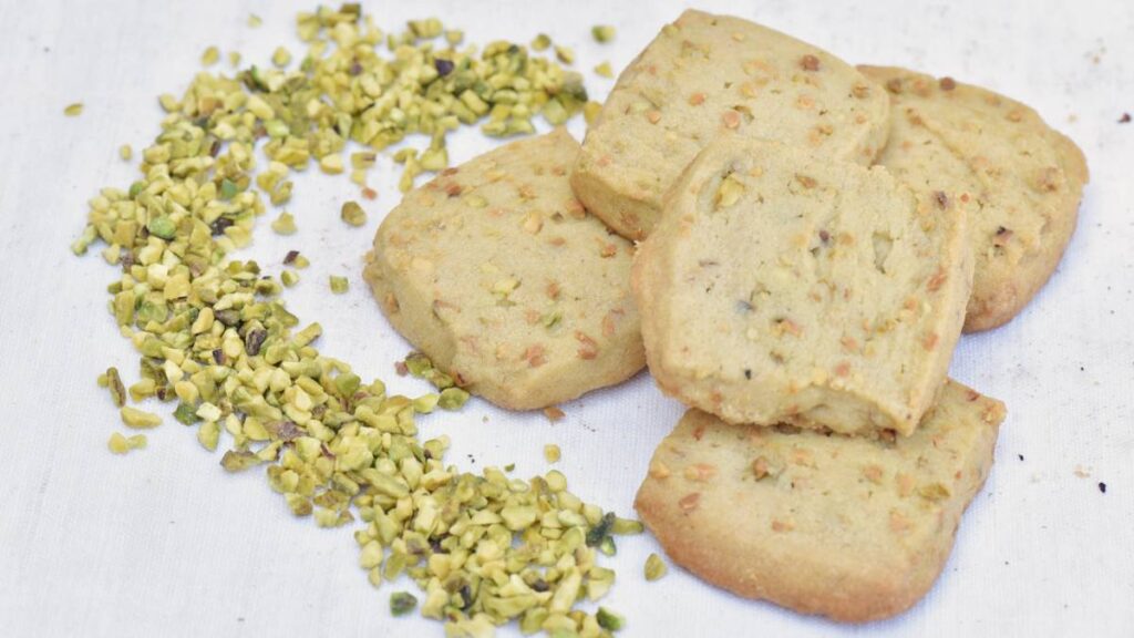Biscotti vegani al pistacchio