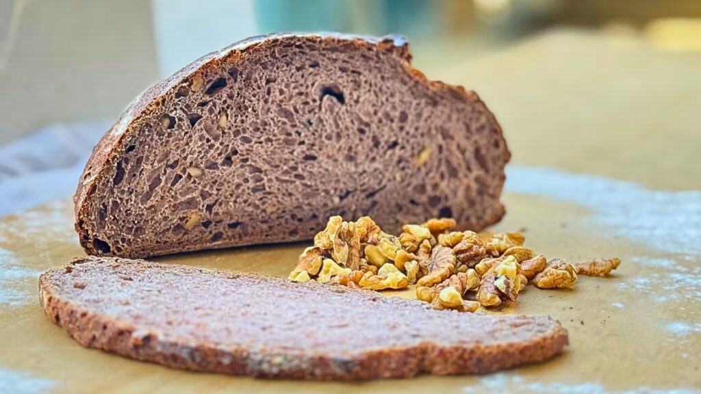 Pane farro e noci